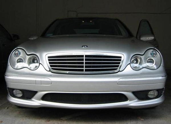 FRONT BUMPER FOR MERCEDES W203 CLASS-C C32 00-04 AMG LOOK SPOILER BODY ...