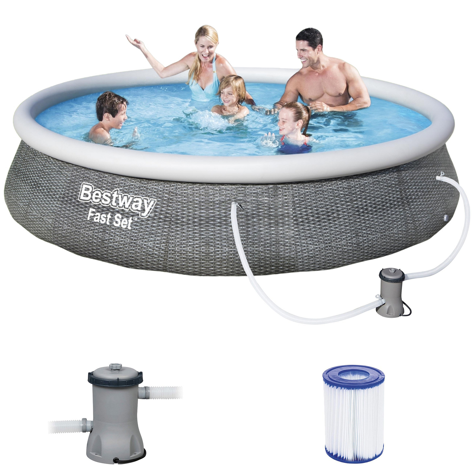 bestway fast set pool 13 ft x 30 in