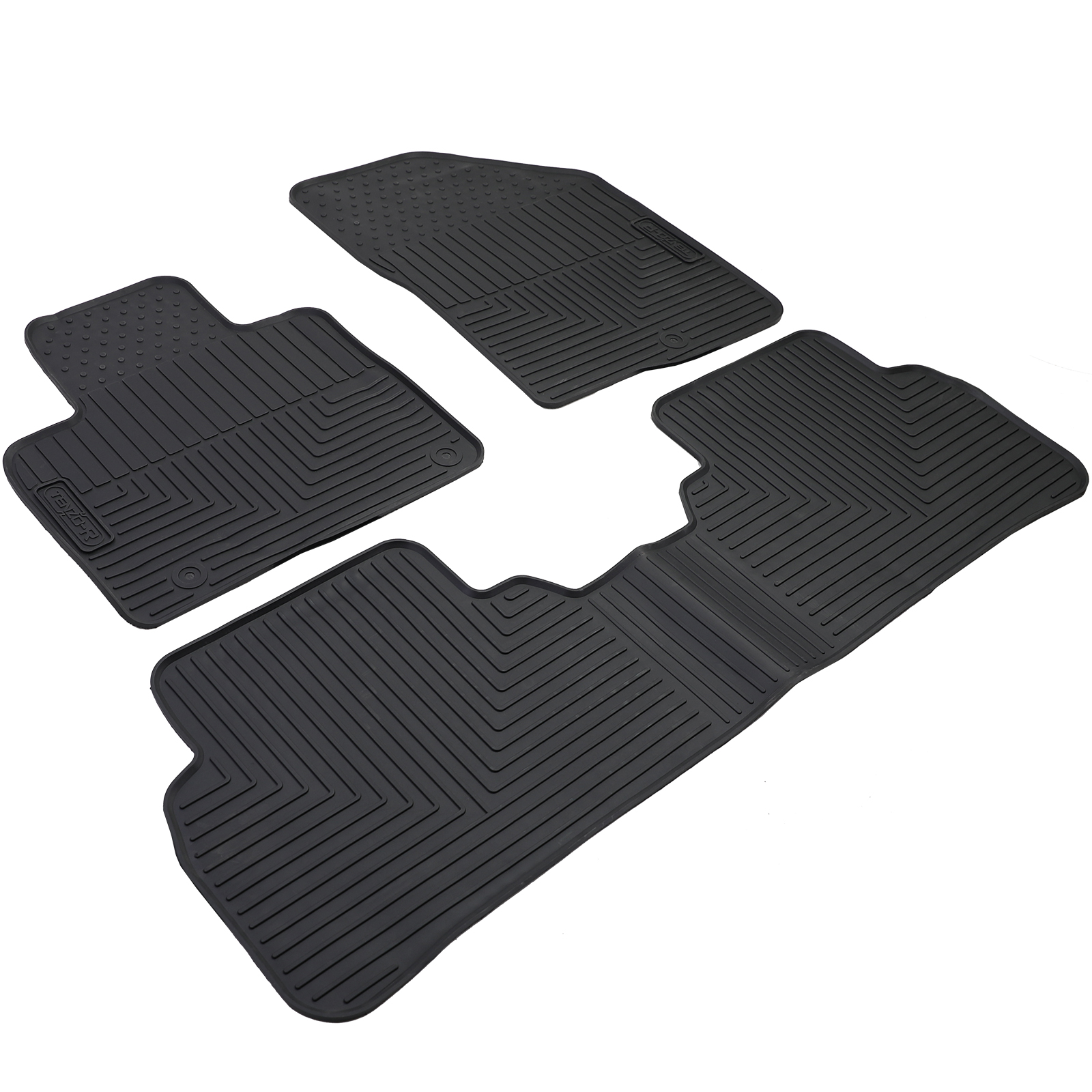 Auto Gummi Fußmatten Schwarz Premium Set für Kia Sorento 3 15-20 kaufen
