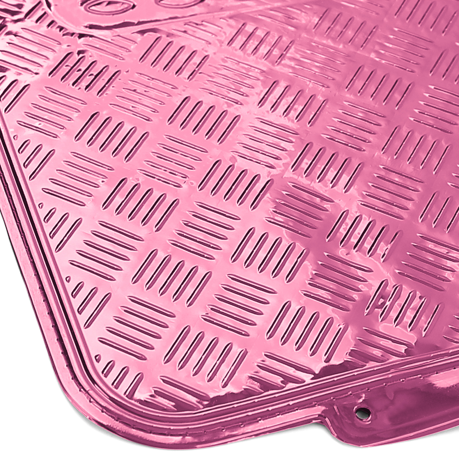 Auto Fußmatten Autoteppich Textil Matten 4-teilig Set Universal Pink AM7141