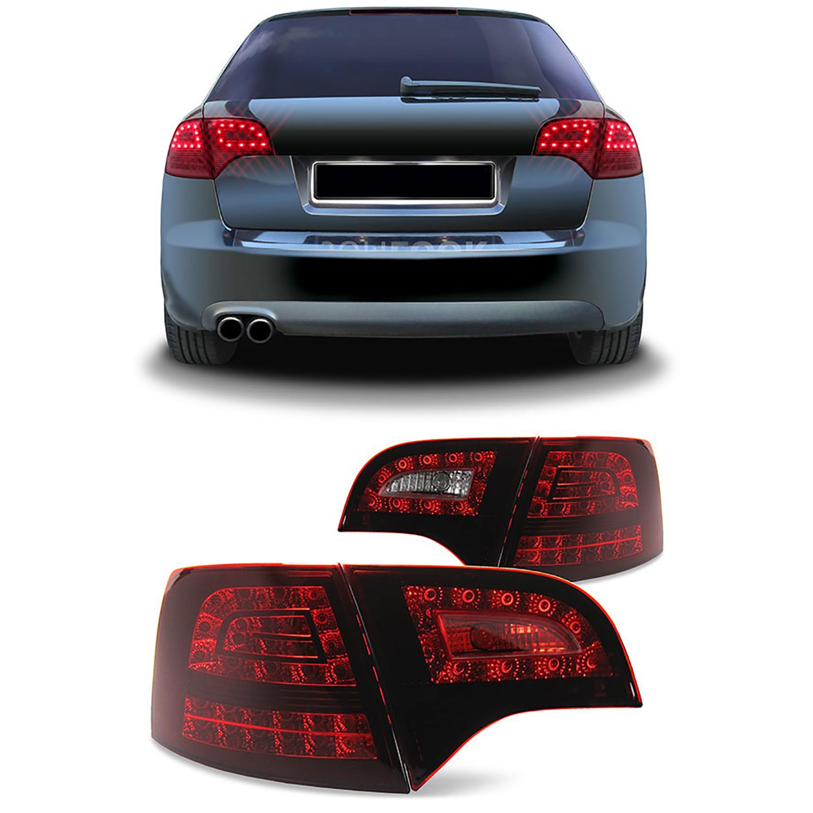 LED Rückleuchten + LED Blinker dunkel rot für Audi A4 Avant Kombi B7 04-08  kaufen