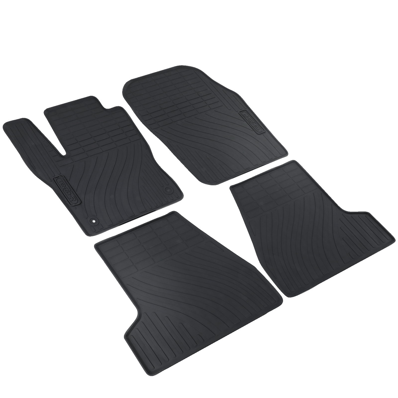 Premium Gummi Fußmatten Set III Focus 4-teilig für Schwarz kaufen Ford 10-18