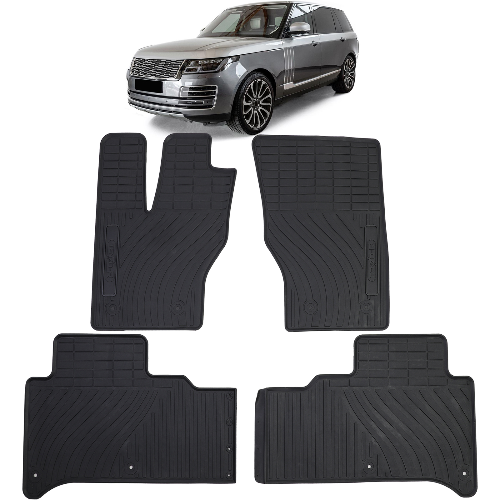 Auto Gummi Fußmatten Schwarz Premium Set für Range Rover Sport L494 2013- 2017 kaufen