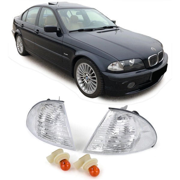 Weiße Blinker Paar Rechts Links für BMW 3er E46 Limousine ...