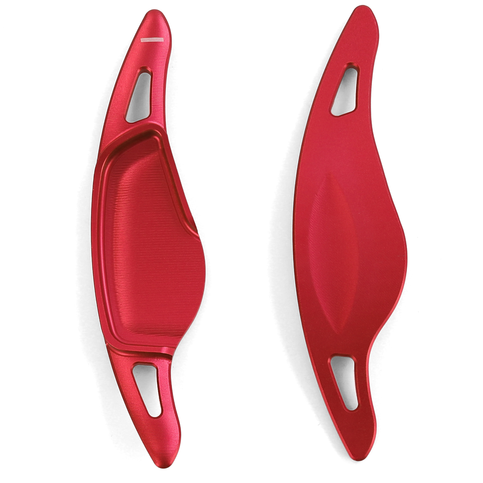 Paddle Shifters - Aluminium Schaltwippen - Rot glänzend, Rot glänzend