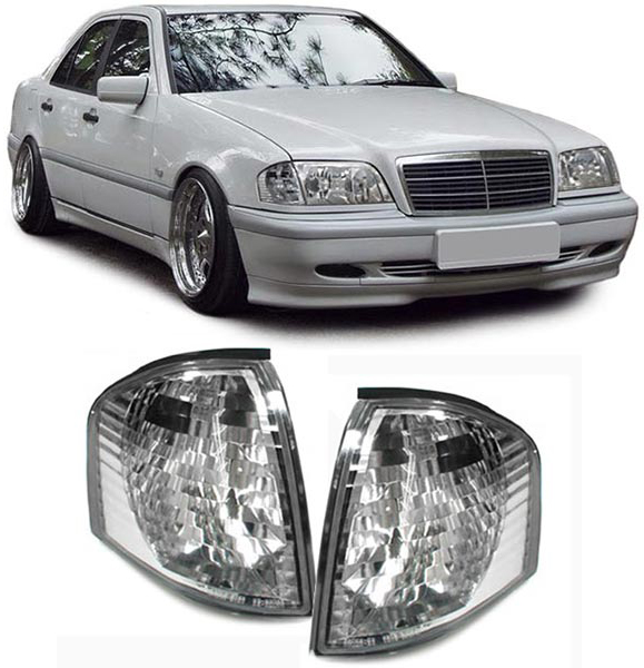 Mercedes W202 C Klasse 93 00 WEISSE KLARGLAS BLINKER